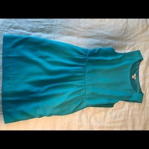 J. Crew Work Mini Dress, Turquoise color
